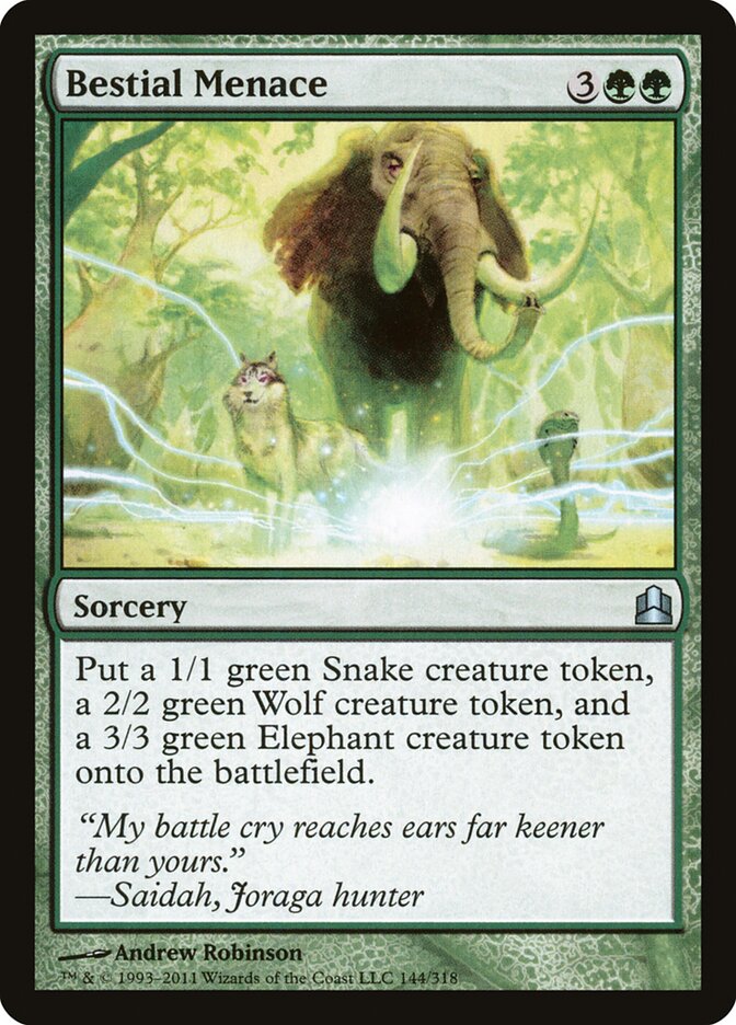 Bestial Menace (144) - Commander 2011 (CMD)