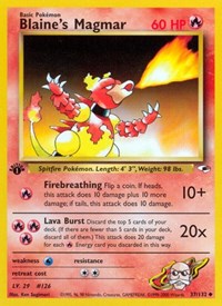 Blaines Magmar (37) - Gym Heroes (G1)