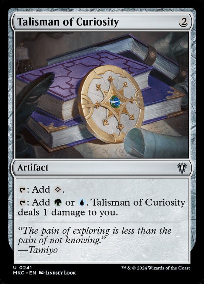 Talisman of Curiosity (241) - Murders at Karlov Manor Commander (MKC)