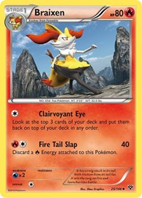 Braixen (25) - XY Base Set (XY)