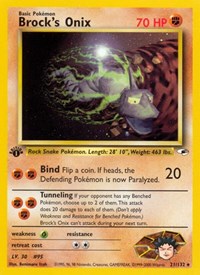 Brocks Onix (21) - Gym Heroes (G1)