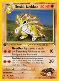 Brocks Sandslash (23) - Gym Heroes (G1)