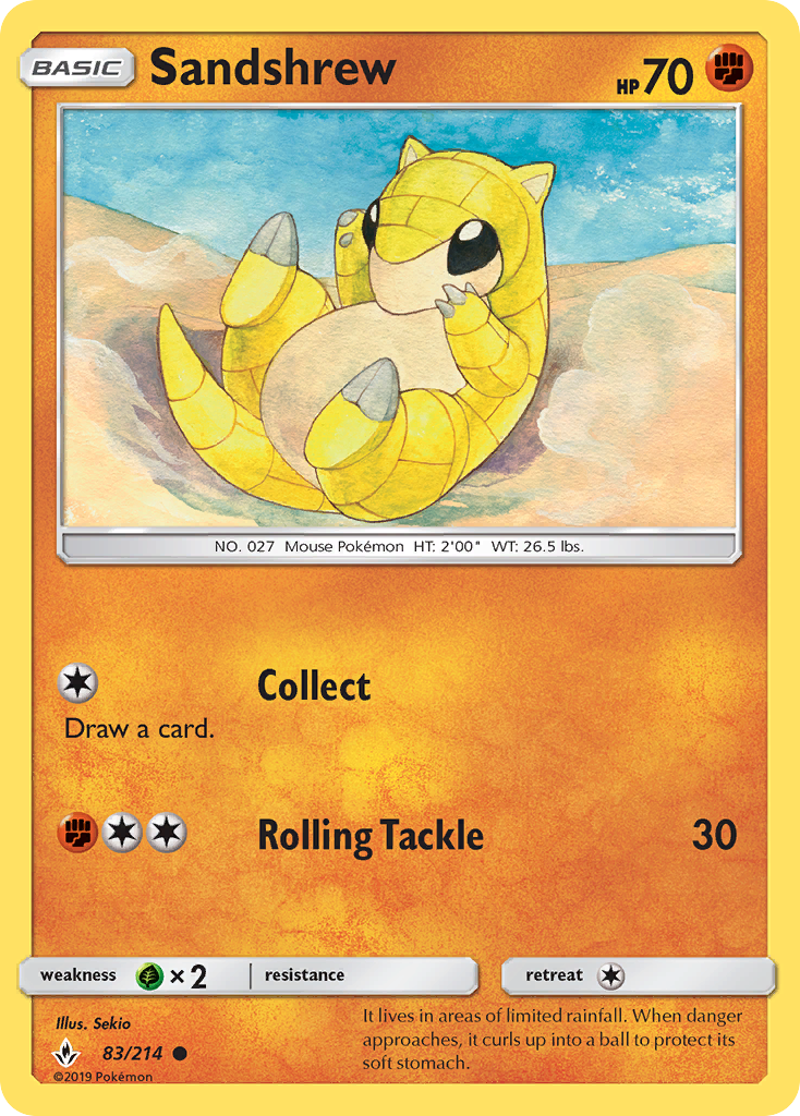 Sandshrew (83/214) - Unbroken Bonds (UNB)