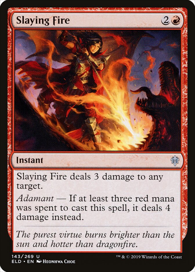 Slaying Fire (143) - Throne of Eldraine (ELD)