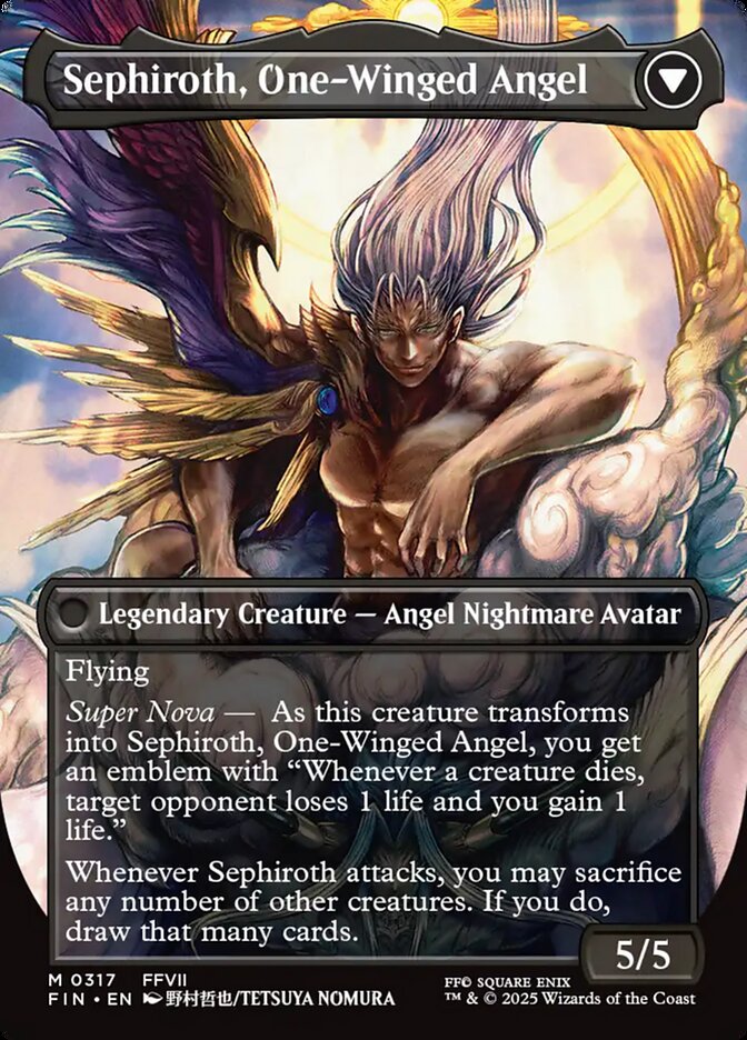 Sephiroth, Fabled SOLDIER // Sephiroth, One-Winged Angel (317) - Final Fantasy (FIN)