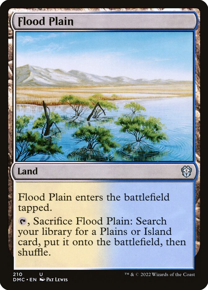 Flood Plain (210) - Dominaria United Commander (DMC)