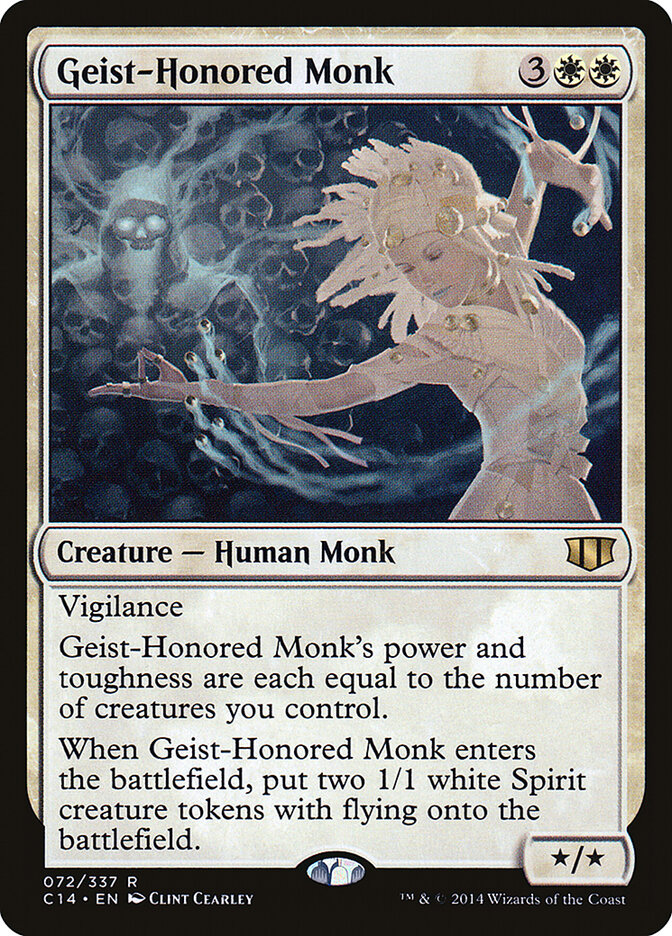 Geist-Honored Monk (72) - Commander 2014 (C14)