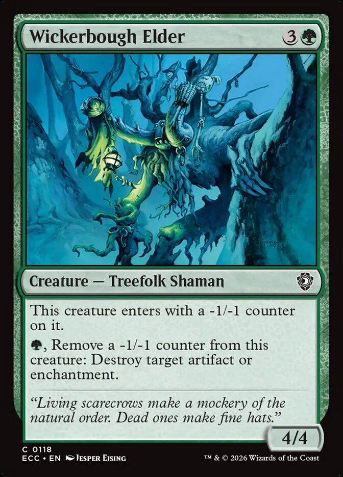 Wickerbough Elder (118) - Lorwyn Eclipsed Commander (ECC)