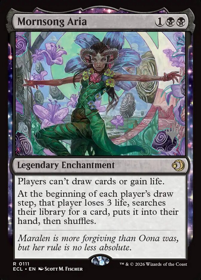 Mornsong Aria (111p) - Lorwyn Eclipsed Promos (PECL)