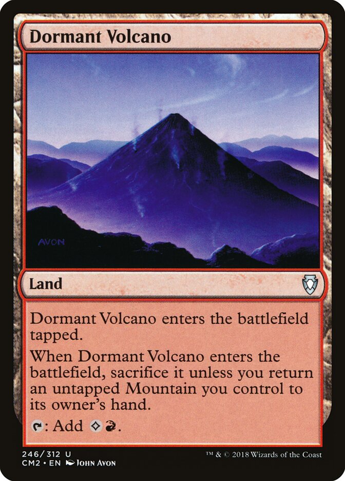 Dormant Volcano (246) - Commander Anthology Volume II (CM2)