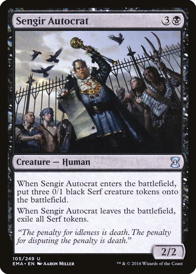 Sengir Autocrat (105) - Eternal Masters (EMA)