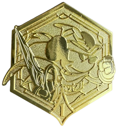 Gen Con 2024 Disney Lorcana 1st Anniversary Mickey Mouse Gold Promo Pin
