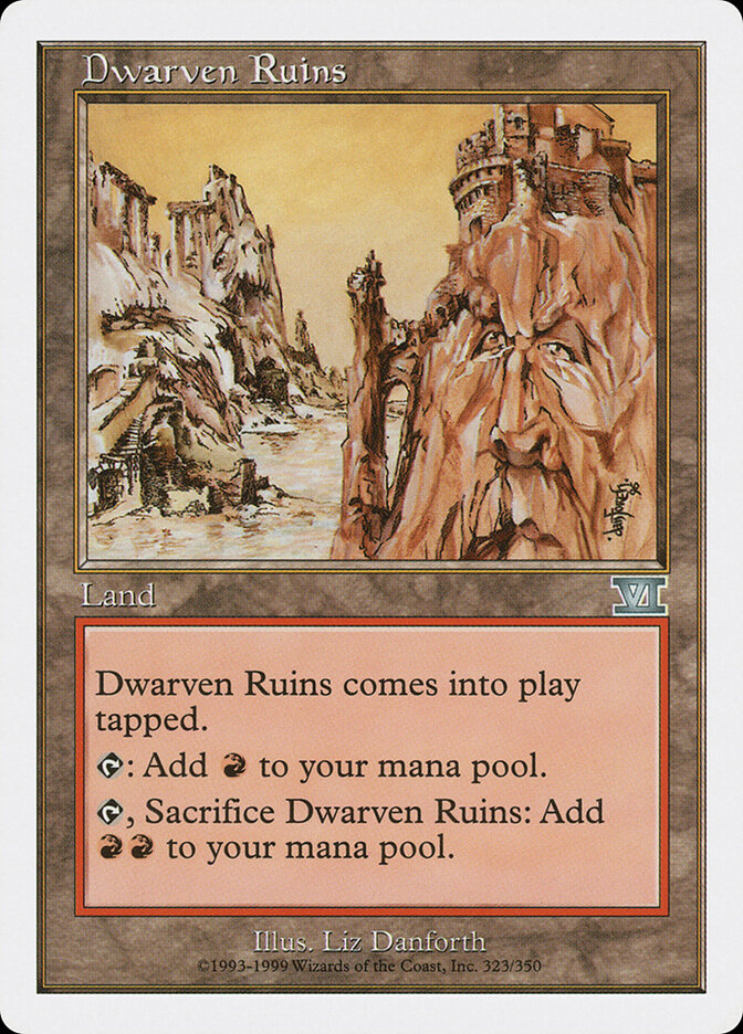 Dwarven Ruins (323) - Classic Sixth Edition (6ED)