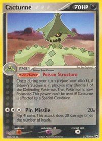 Cacturne (27) - EX Power Keepers (PK)