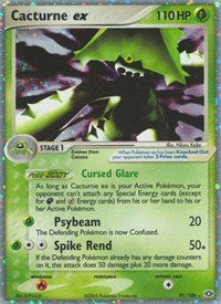 Cacturne ex (91) - EX Emerald (EM)