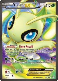 Celebi EX 141 Full Art (141) - Boundaries Crossed (BCR)