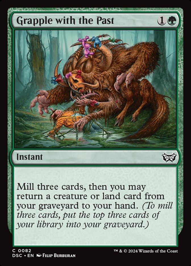 Grapple with the Past (82) - Duskmourn: House of Horror Commander (DSC)