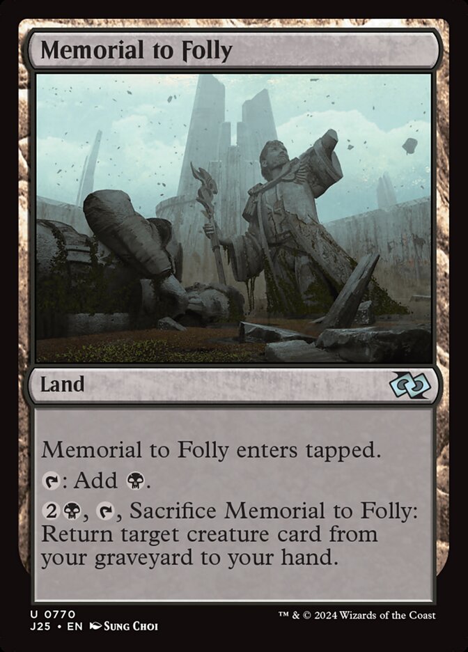 Memorial to Folly (770) - Foundations Jumpstart (J25)