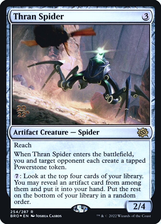 Thran Spider (254s) - The Brothers' War Promos (PBRO)