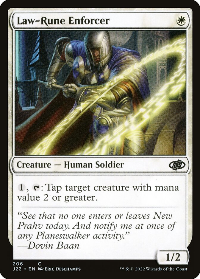 Law-Rune Enforcer (206) - Jumpstart 2022 (J22)