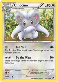Cinccino (89) - Black and White (BLW)