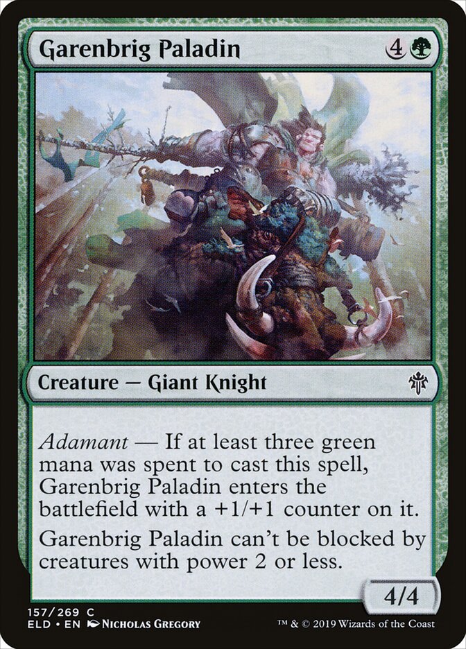Garenbrig Paladin (157) - Throne of Eldraine (ELD)
