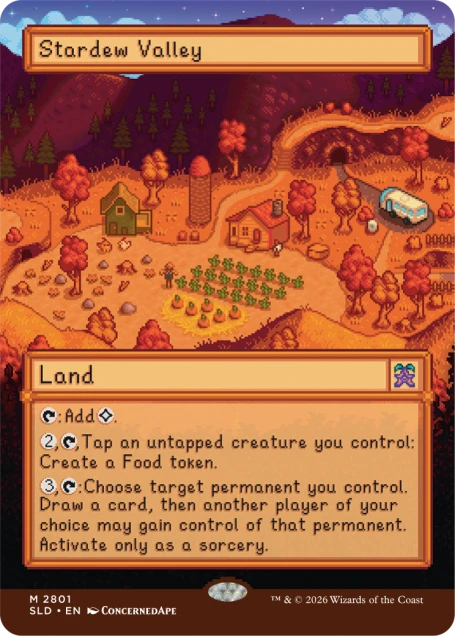 Secret Lair Drop: Secret Lair x Stardew Valley: Welcome to Stardew Valley - Non-Foil Edition - Secret Lair Drop Series (SLD)