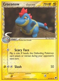 Croconaw Delta Species (27) - EX Dragon Frontiers (DF)