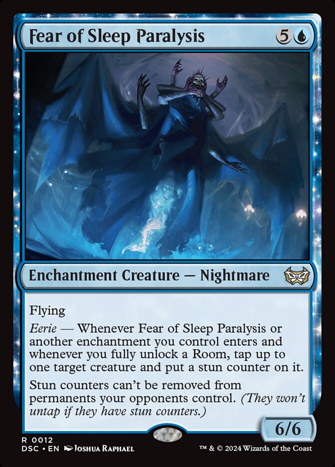 Fear of Sleep Paralysis (12) - Duskmourn: House of Horror Commander (DSC)