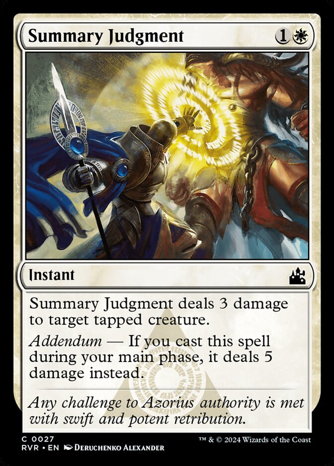 Summary Judgment (27) - Ravnica Remastered (RVR)