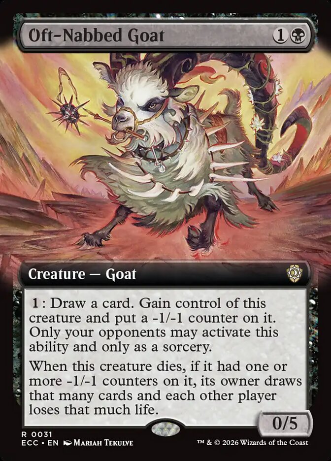Oft-Nabbed Goat (31) - Lorwyn Eclipsed Commander (ECC)