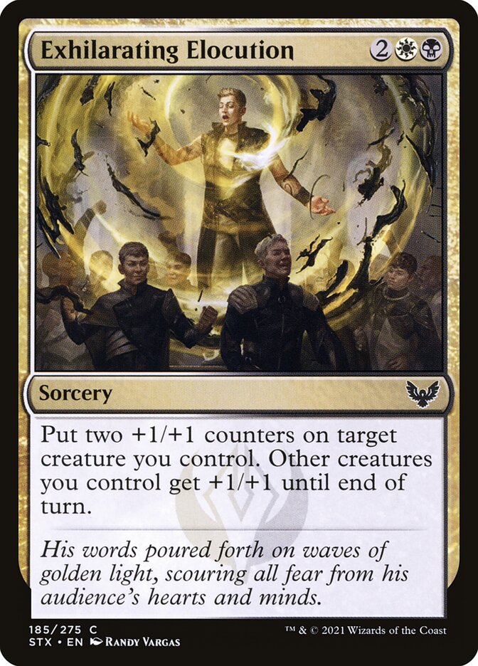 Exhilarating Elocution (185) - Strixhaven: School of Mages (STX)