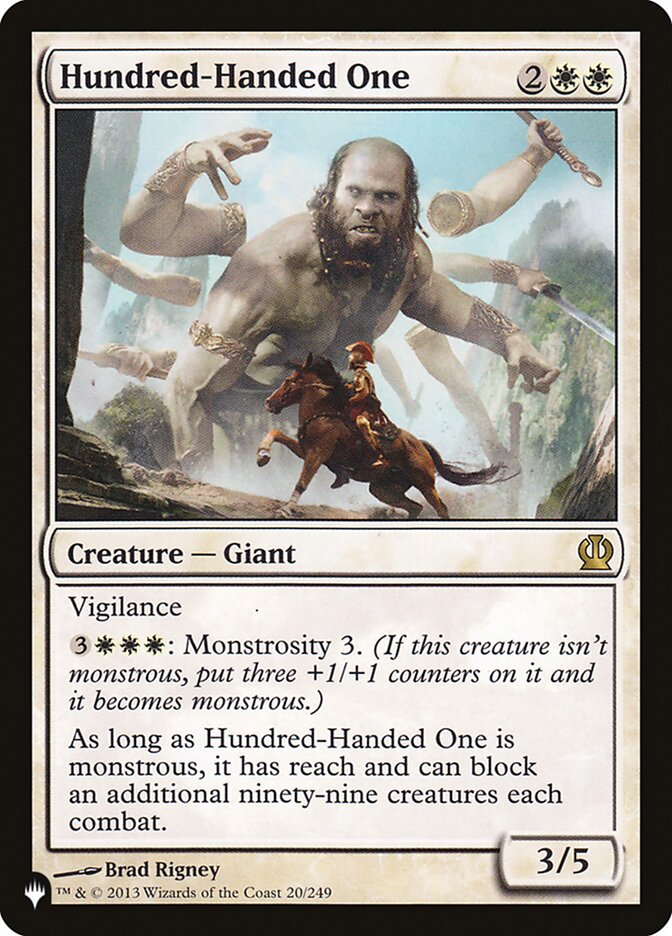 Hundred-Handed One (THS-20) - The List (PLST)
