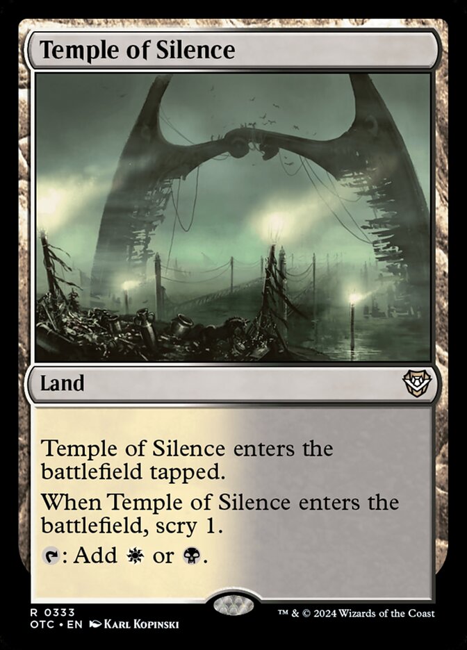 Temple of Silence (333) - Outlaws of Thunder Junction Commander (OTC)