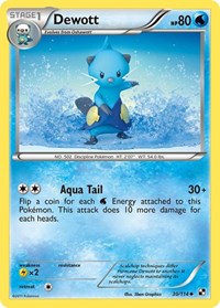 Dewott (30) - Black and White (BLW)