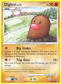Diglett (72) - Platinum (PL)