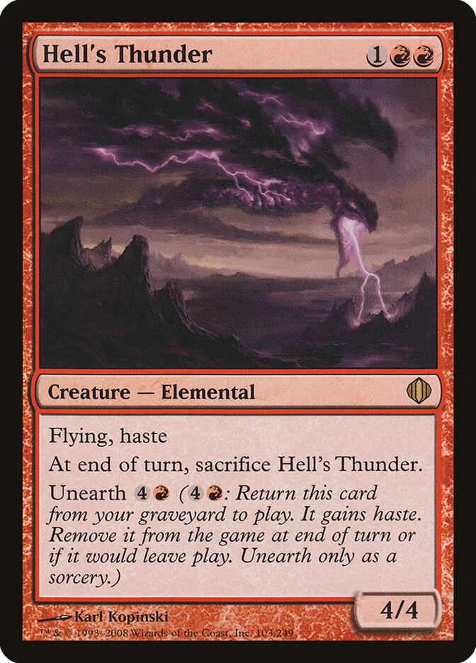 Hell's Thunder (103) - Shards of Alara (ALA)