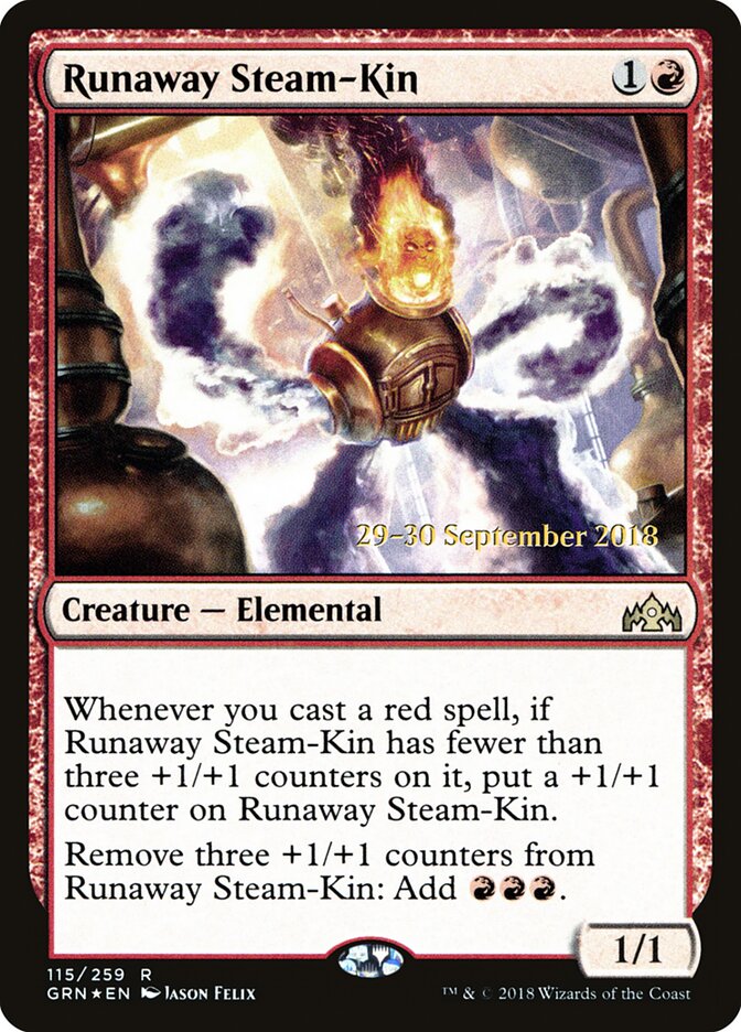 Runaway Steam-Kin (115s) - Guilds of Ravnica Promos (PGRN)
