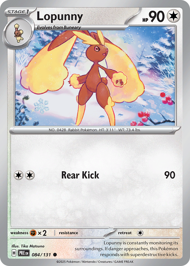 Lopunny (84/131) - Prismatic Evolutions (PRE)