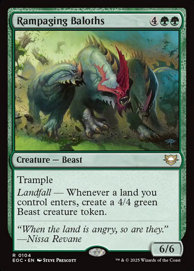 Rampaging Baloths (104) - Edge of Eternities Commander (EOC)