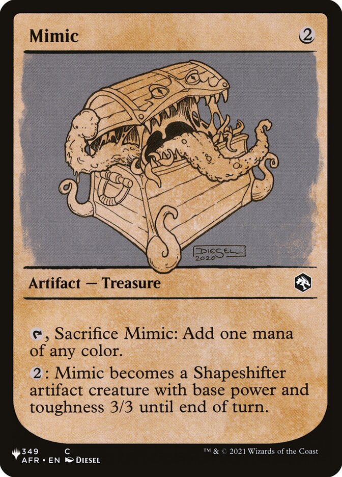 Mimic (AFR-349) - The List (PLST)