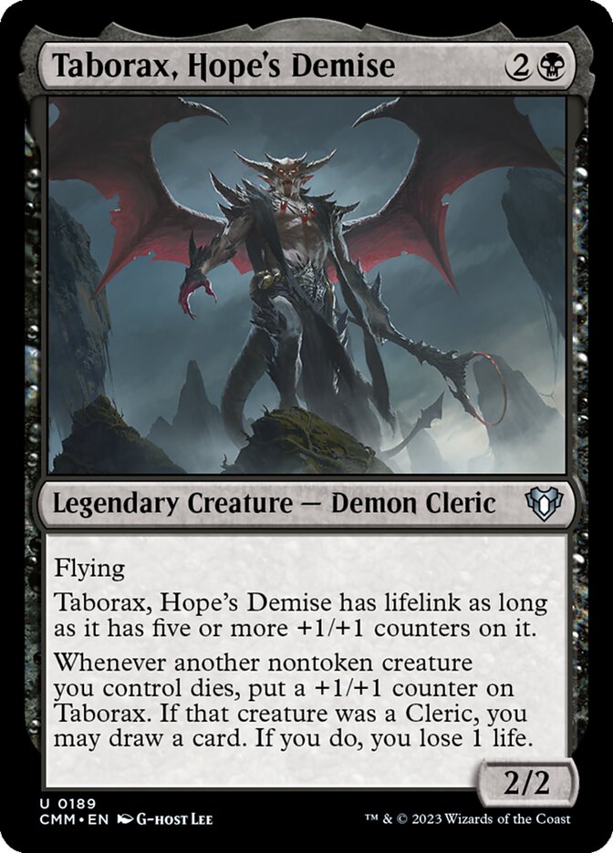 Taborax, Hope's Demise (189) - Commander Masters (CMM)