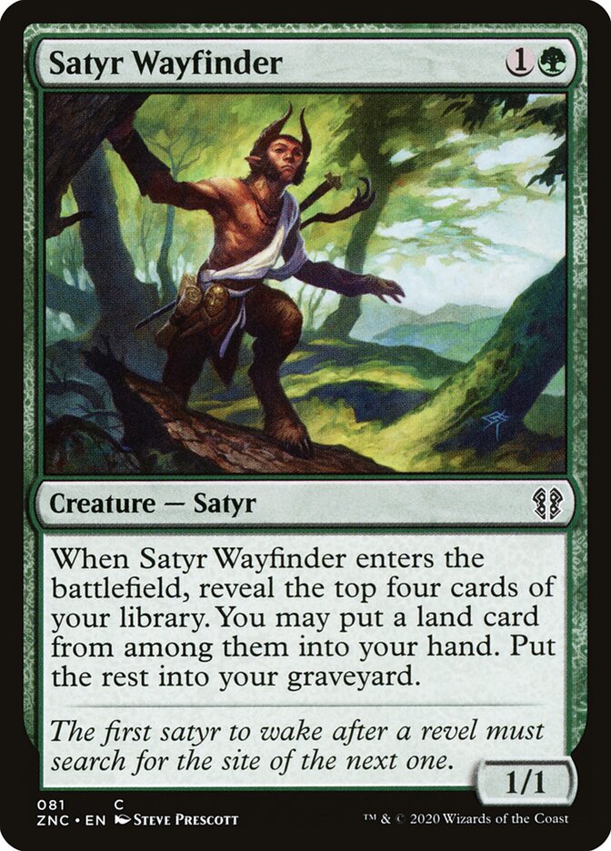 Satyr Wayfinder (81) - Zendikar Rising Commander (ZNC)
