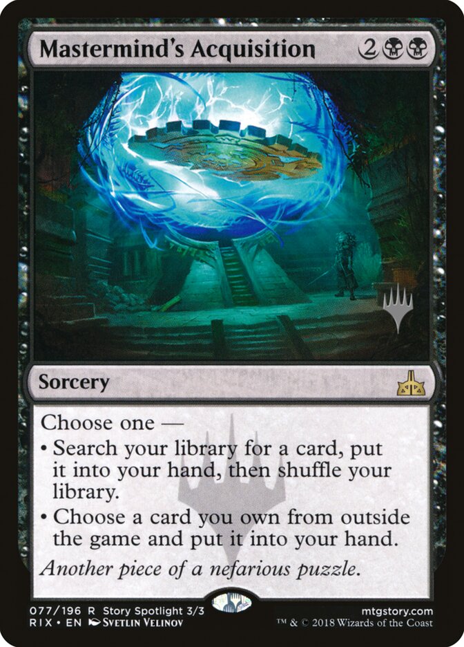 Mastermind's Acquisition (77p) - Rivals of Ixalan Promos (PRIX)