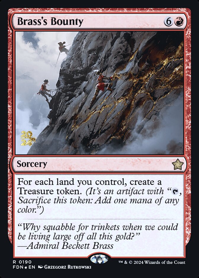 Brass's Bounty (190s) - Foundations Promos (PFDN)