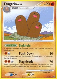 Dugtrio (24) - Platinum (PL)