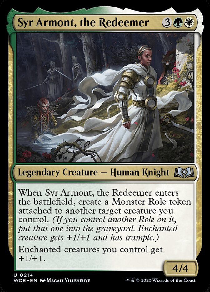 Syr Armont, the Redeemer (214) - Wilds of Eldraine (WOE)