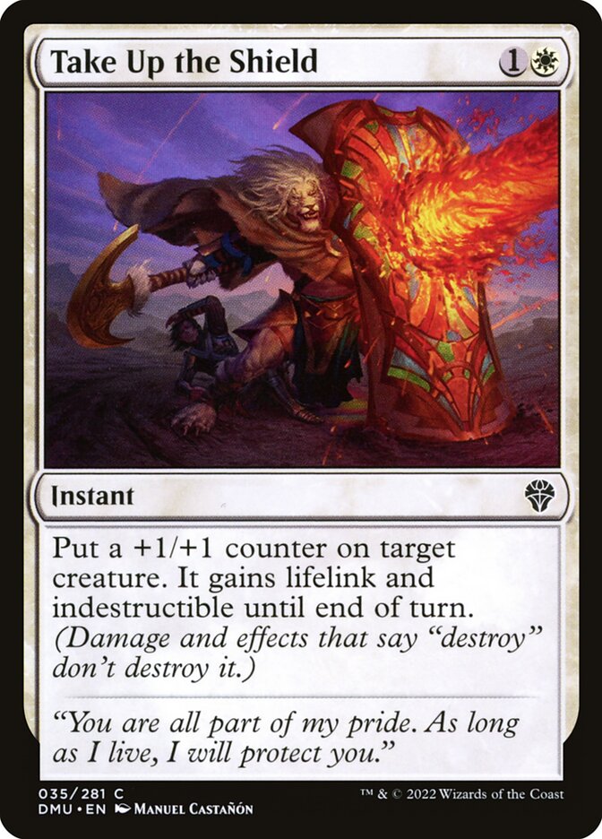 Take Up the Shield (35) - Dominaria United (DMU)