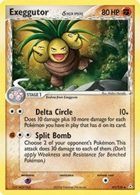 Exeggutor Delta Species (41) - EX Holon Phantoms (HP)