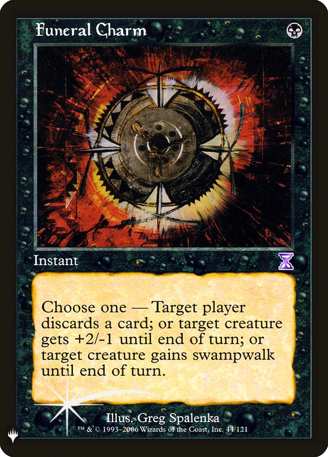 Funeral Charm (TSB-44) - The List (PLST)